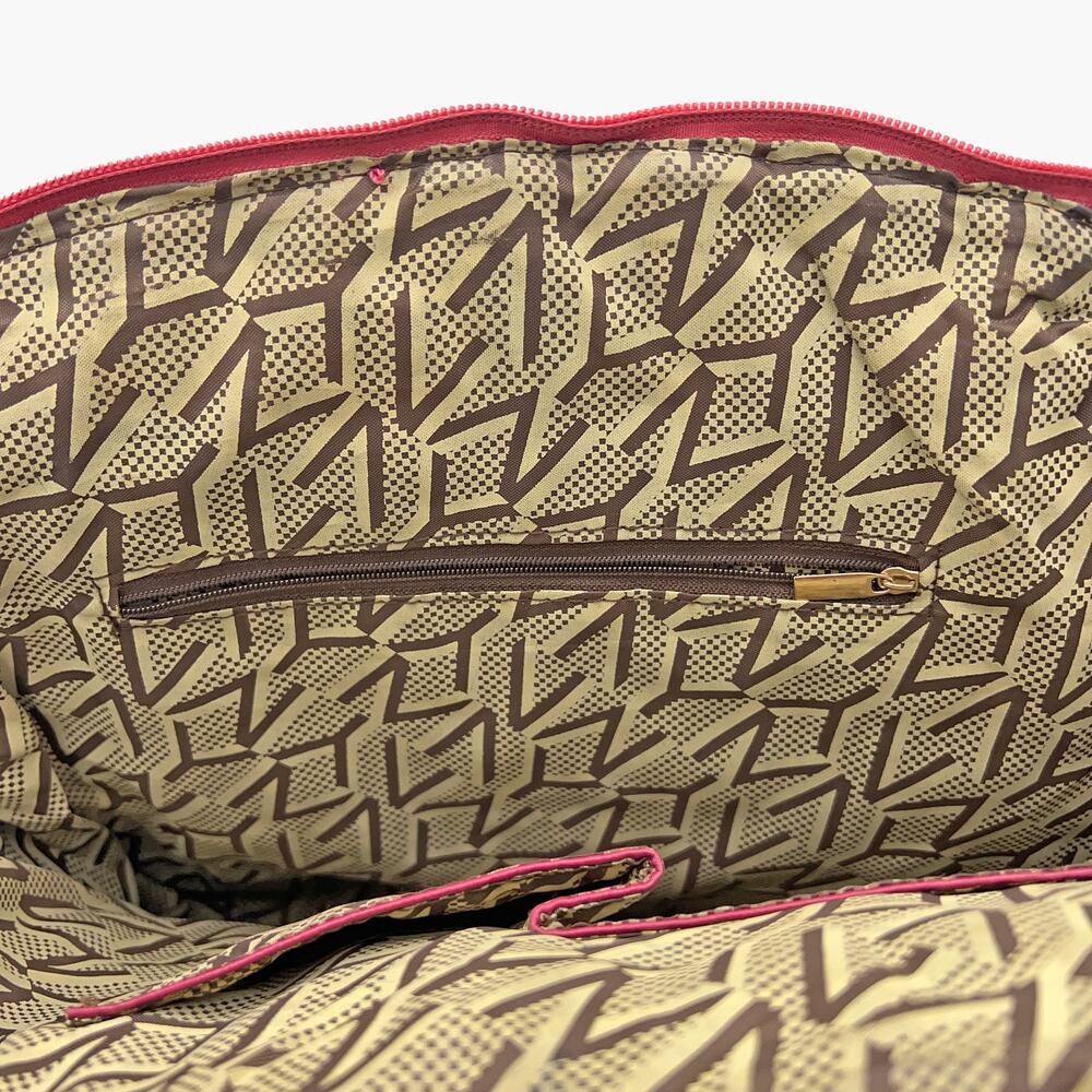 ANDREW MARC Pleated Leather Shoulder Bag (Rose Pink) - Picture 9 of 10